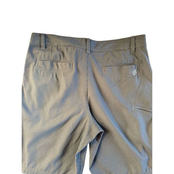 Lululemon Mens Shorts Size 36 Checkered Chino Metal Button Stretch Style - Picture 9 of 14